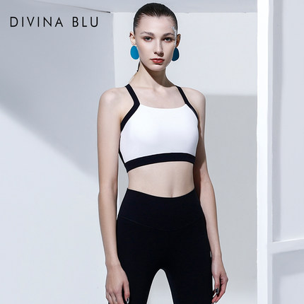 DIVINA BLU多伦多裸感运动内衣女大露背舒适瑜伽文胸跑步健身背心
