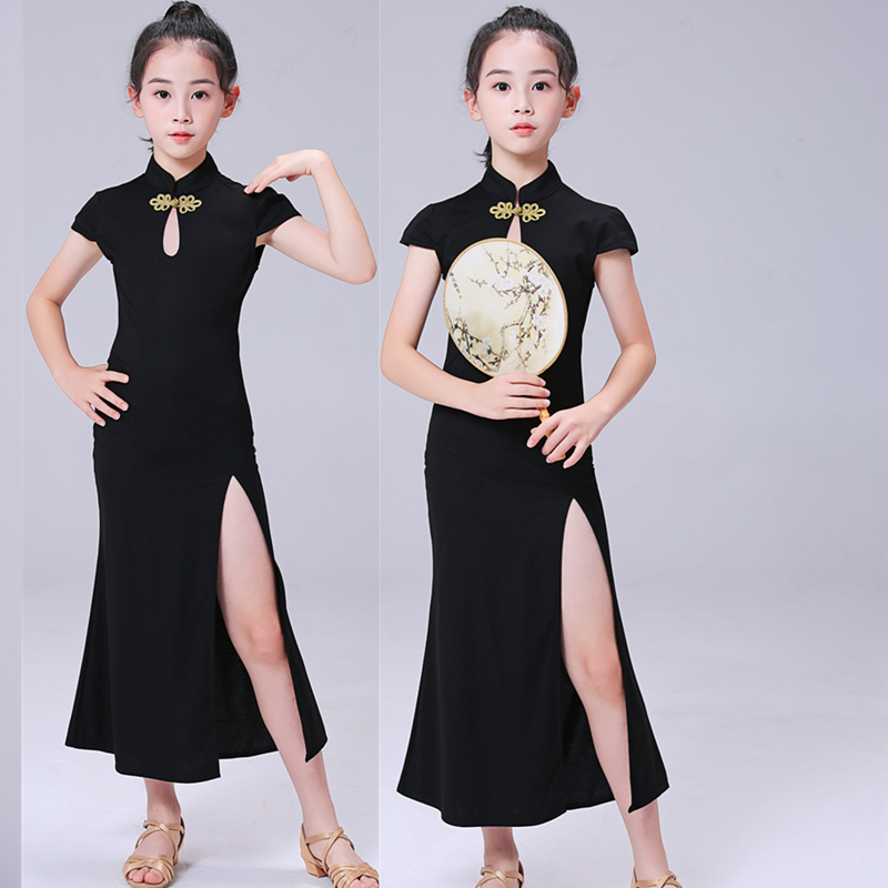 儿童模特训练服少儿礼仪服装短袖