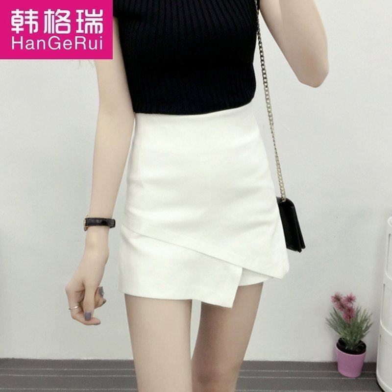 夏季韩版时尚修身半身裙包臀裙牛仔裙高腰A字裙假两件短裤裤裙女|msdalam kategori Butik wanita / wanita, skirt - dari Buy2taobao.com untuk memberikan perkhidmatan ejen Taobao profesional membeli