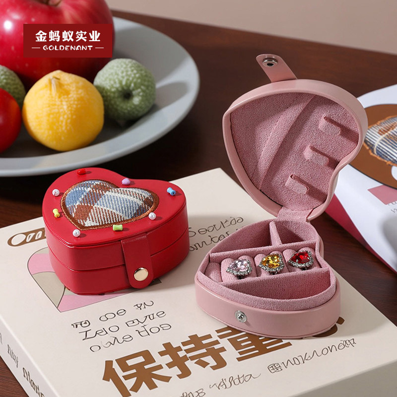 金蚂蚁爱心糖果首饰盒便携可爱童心卡哇伊生日礼物饰品盒礼物