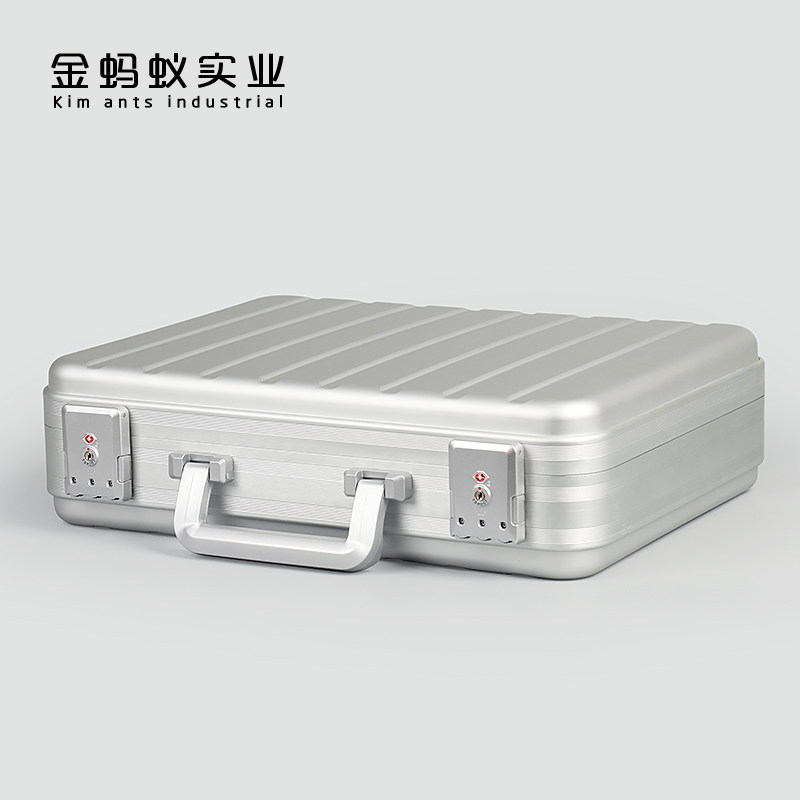 铝合金珠宝首饰箱带密码锁
