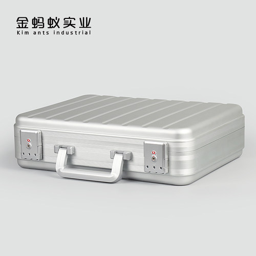 铝合金珠宝首饰箱带密码锁
