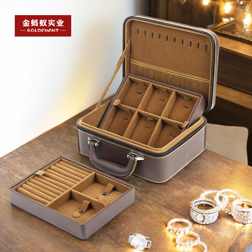 多功能旅行便携专业可分离首饰箱