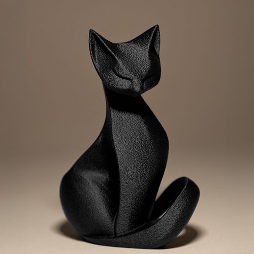 2025年新款3D打印高雅猫财运猫摆件优雅不过时高端有气质猫