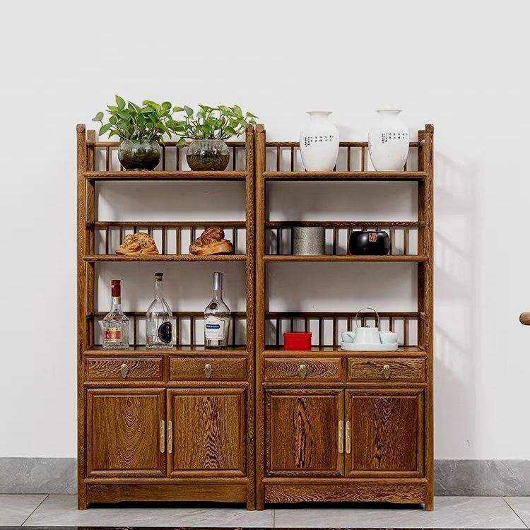 国标鸡翅木小书架置物架红木茶水架柜子客厅摆放红木茶水柜新款,住宅家具,红木餐边柜,淘宝优惠券,粉丝福利购,淘宝优惠卷