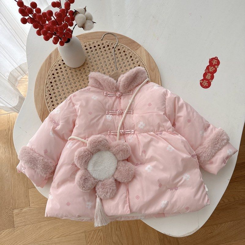 加绒棉衣岁AY6430可爱儿童棉服