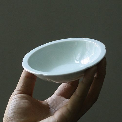 中式仿宋复古影青蘸料碟味碟醋碟