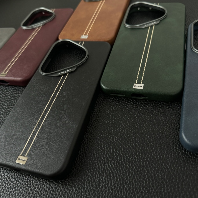 678数码 华为Pura70Pro手机壳磁吸抉择双色牛皮纹理新款p70pro+全包大孔素皮商务防摔p70Ultra个性潮流保护壳