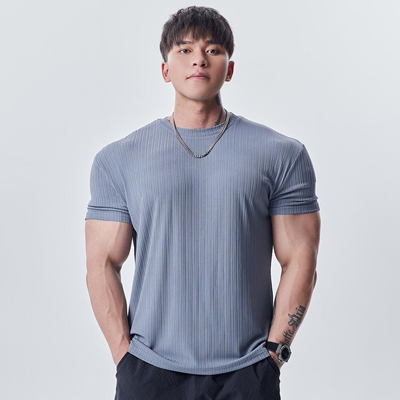 GYMDOG短袖男袖口缩短收紧T恤