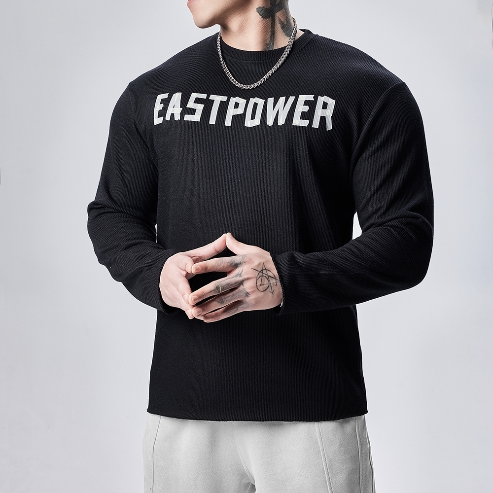 gymdog长袖男显壮版型