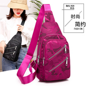 2020新品 休闲牛津布旅行小斜跨运动包单肩旅游斜挎包胸包女包胸前