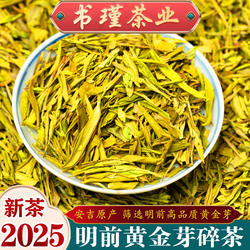 黄金芽碎茶片2025年新茶叶安吉明前头采高碎珍稀白茶500g散装绿茶