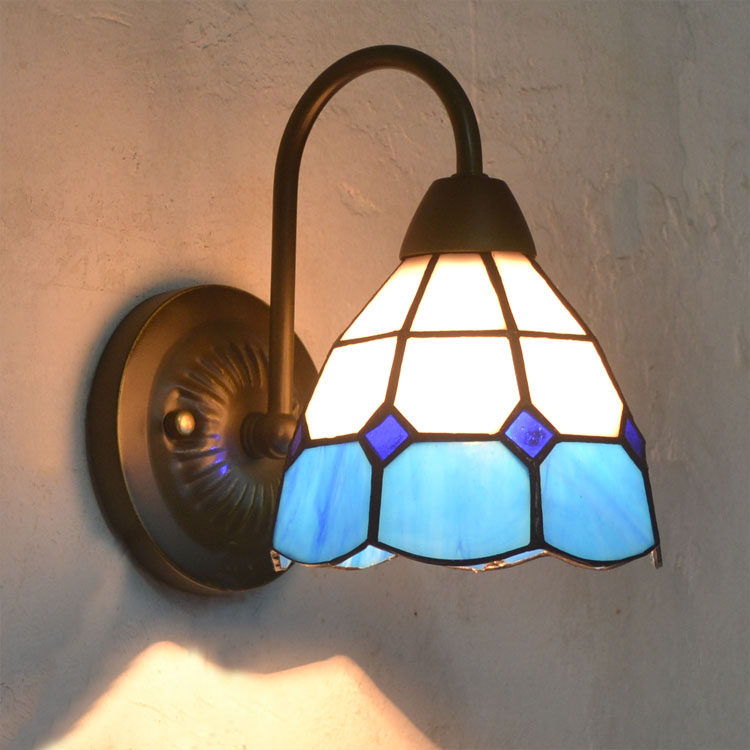 地中海简约美式蒂凡尼铁艺客厅卧室床头过道LED壁灯卫生间镜前灯|msdalam kategori keluarga memasang ibu, Lampu &amp; Lighting Fixtures, lampu dinding - dari Buy2taobao.com untuk memberikan perkhidmatan ejen Taobao profesional membeli