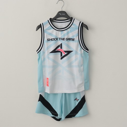 安踏儿童男中大童无袖速干透气背心短裤比赛篮球套装352431202