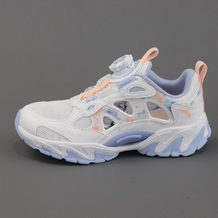 安踏儿童框子鞋女中大童夏款鸿鹄纽扣网面镂空运动鞋322426909