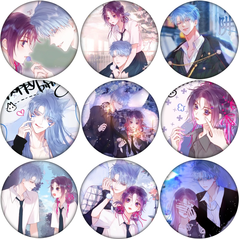 的银染呆萌陷阱胸针池吟双闪吧唧徽章二次元狐狸