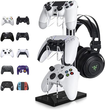 通用亚克力游戏手柄展示架耳机支架PS3/PS4/ PS5/ xbox/NVIDIA