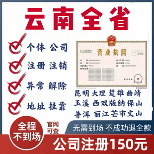 执照注销个体户个独公司海南山东浙江湖州西安河南云南福建湖南版
