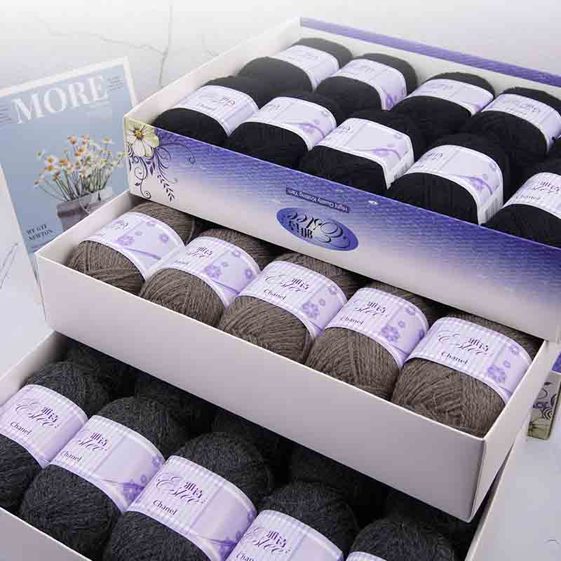 中细羊驼混纺毛衣围巾线