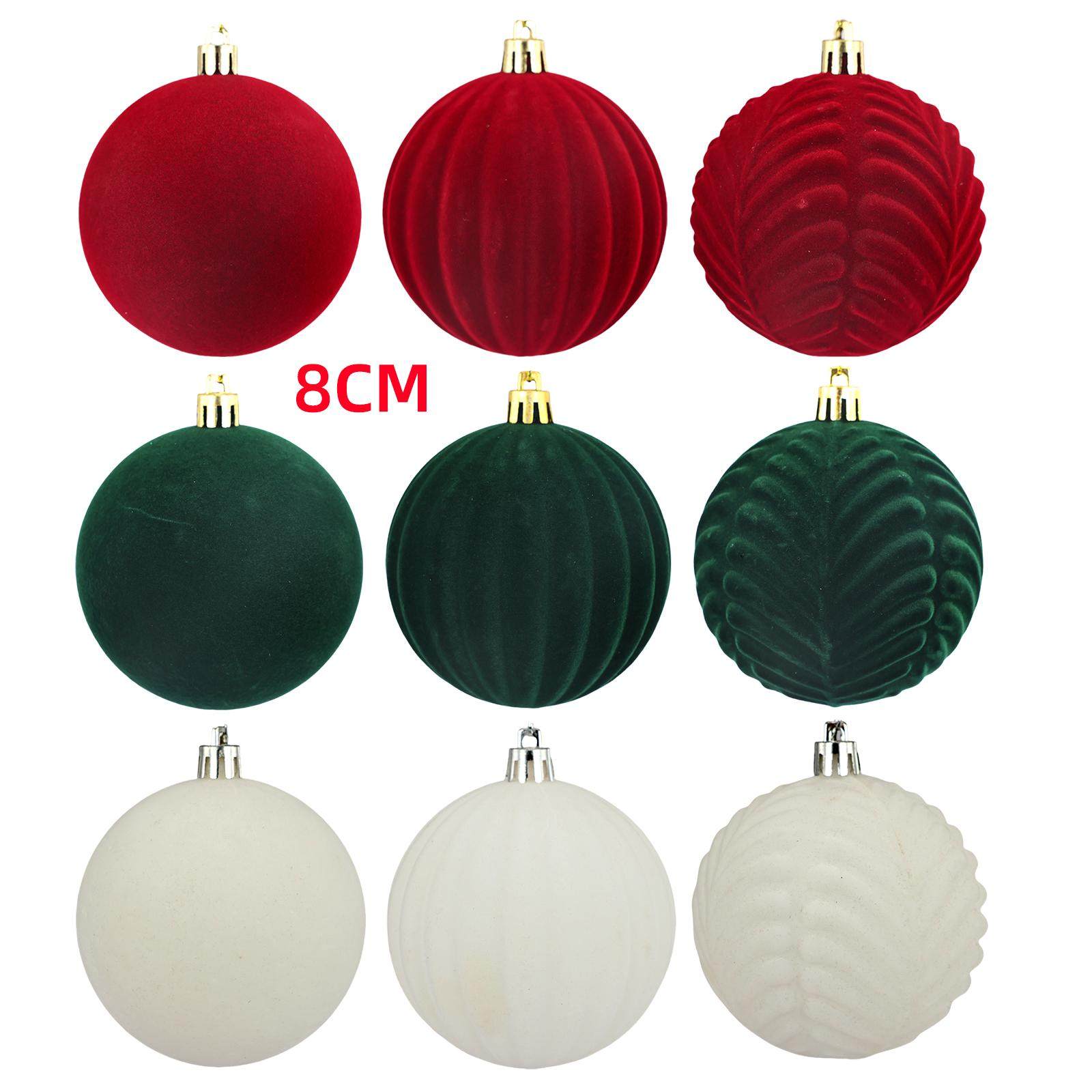 龙虎圣诞球红色植绒球8cm6个圣诞装饰品挂件圣诞元旦橱场景布置球,节庆用品/礼品,圣诞装饰品,淘宝优惠券,粉丝福利购,淘宝优惠卷