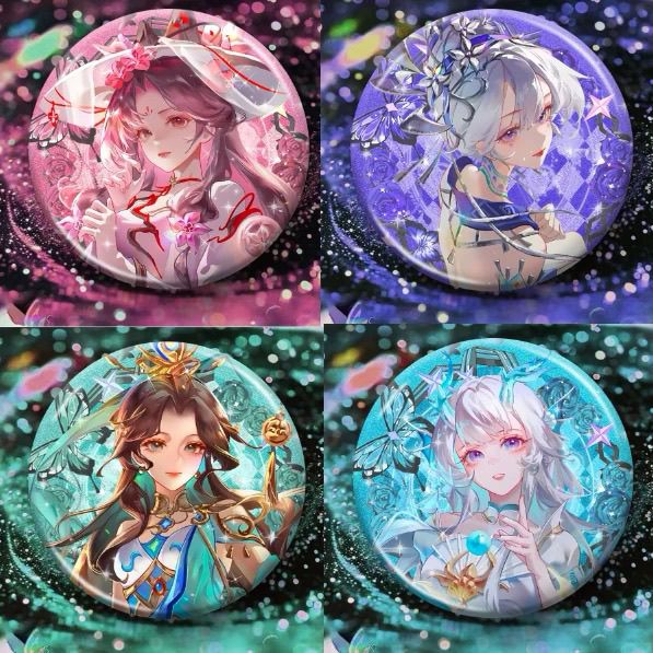 王者荣耀貂蝉西施王昭君周边徽章