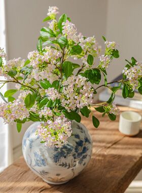 理想千里香仿真花桂花客厅餐桌绢花干花花艺摆件假花插花装饰摆设