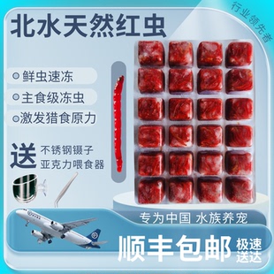 北水冰冻红虫鱼食丰年虾六角恐龙鹦鹉罗汉七彩金鱼热带鱼饲料鱼粮