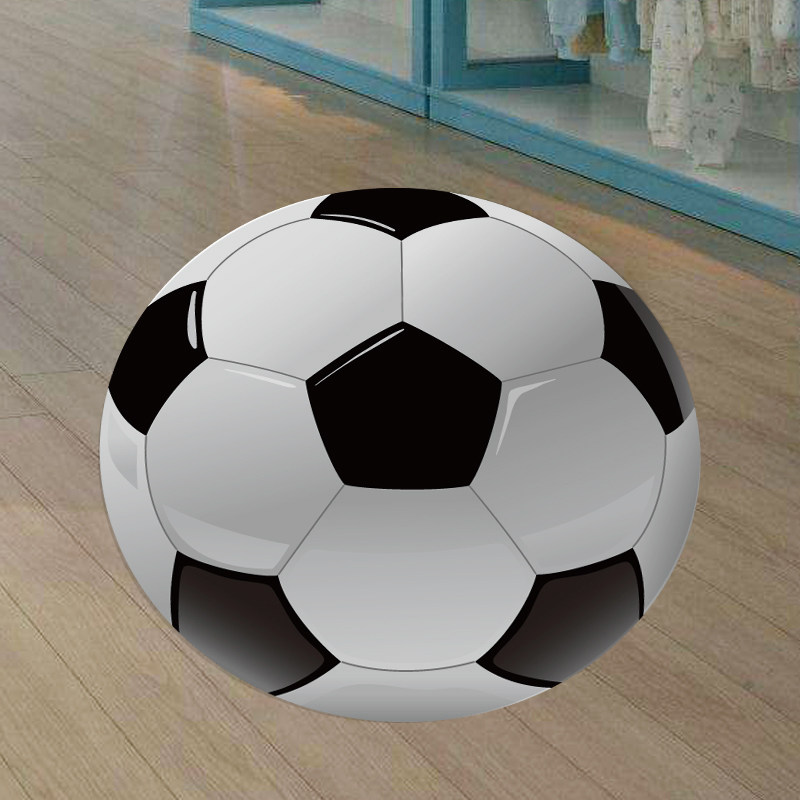 加厚防水防滑耐磨地贴纸遮盖地砖瑕疵体育足球地板地贴画篮球地贴,家居饰品,软装墙贴,淘宝优惠券,粉丝福利购,淘宝优惠卷