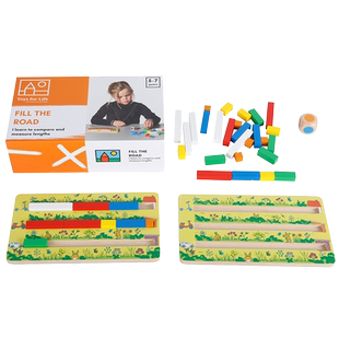 贝乐多toys for life测量与比较 儿童加减数棒数学玩具 计数教具