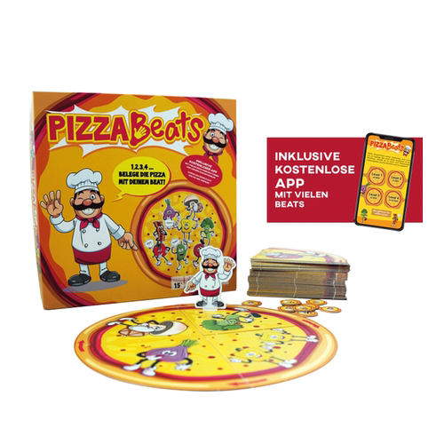 beleduc披萨游戏音乐棋盘玩具节奏感礼物