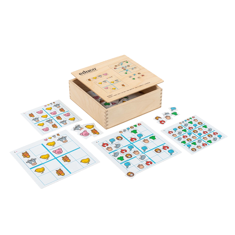 荷兰动物数独游戏棋桌面益智玩具