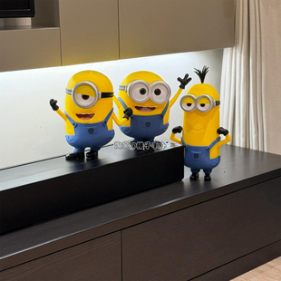 正版神偷奶爸小黄人公仔手办生日蛋糕摆件环球影城纪念品儿童玩具