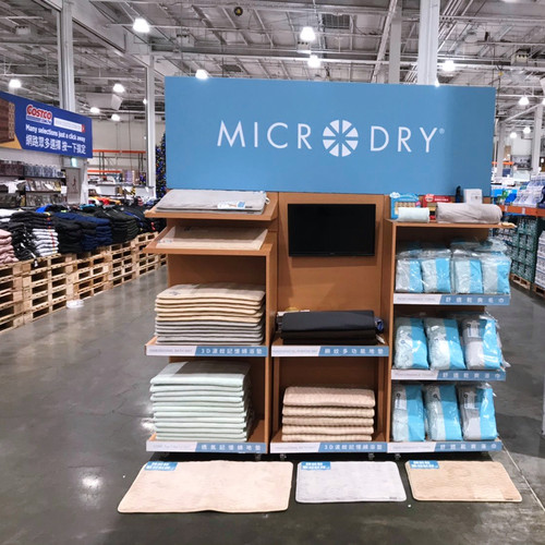 【官方正品】美国microdry地垫浴室卫生间速干脚垫防滑大有光地毯