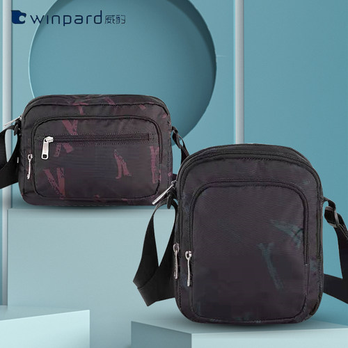 轻便男女斜挎包威豹单肩包