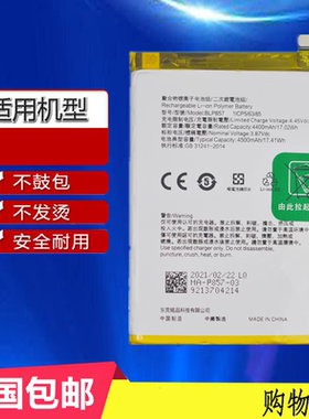 适用于真我GT neo 真我Q3pro/Q3Pro逛欢版  真我x7max电池BLP857