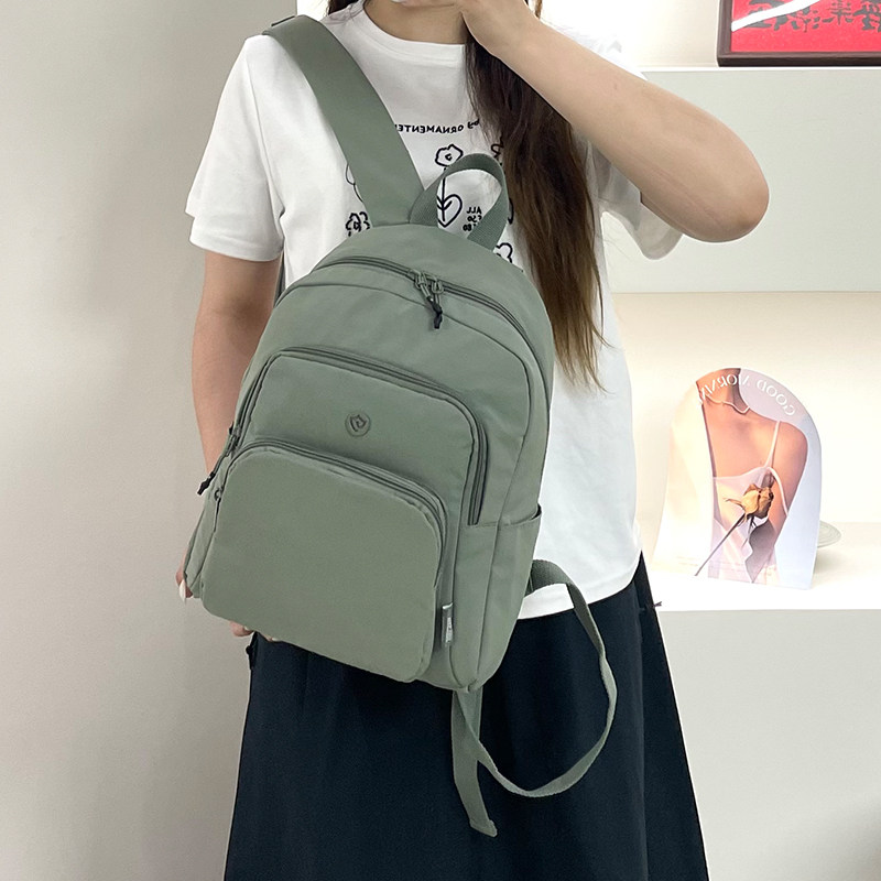 捷朗仕可折叠双肩包女大容量轻便尼龙时尚背包休闲百搭旅行包书包