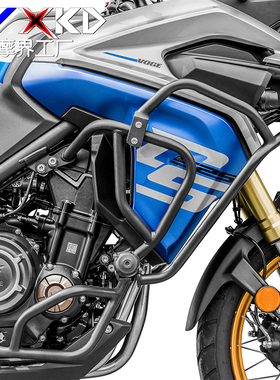 适用隆鑫无极ds525x大师兄护杠上下杠525dsx不拆原车防摔杆保险杠