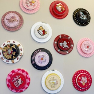 泡泡骚kitty通用手机气囊支架啪嗒磁吸支架可伸缩适配popsockets