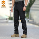 裤 耐磨防泼水冲锋作训工装 男秋冬保暖加绒裤 军迷户外战术软壳裤