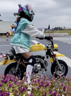 进口本田125小型迷你猴子越野复古街车小怪兽狒狒燃油代步摩托车