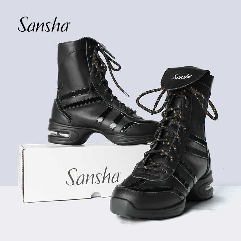 牛皮舞蹈马丁靴，日常可穿