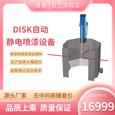 DISK旋碟自动静电喷漆设备