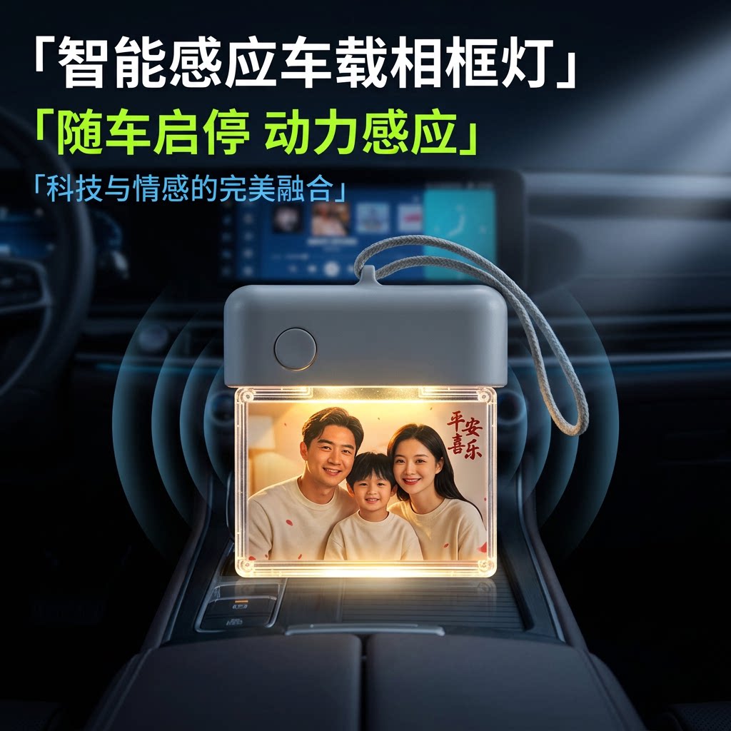 【专属定制】车载照片小夜灯车内装饰品发光挂件氛围灯创意小礼品