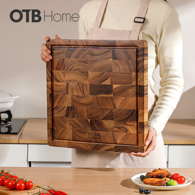 lcliving泰国进口方形相思木菜板