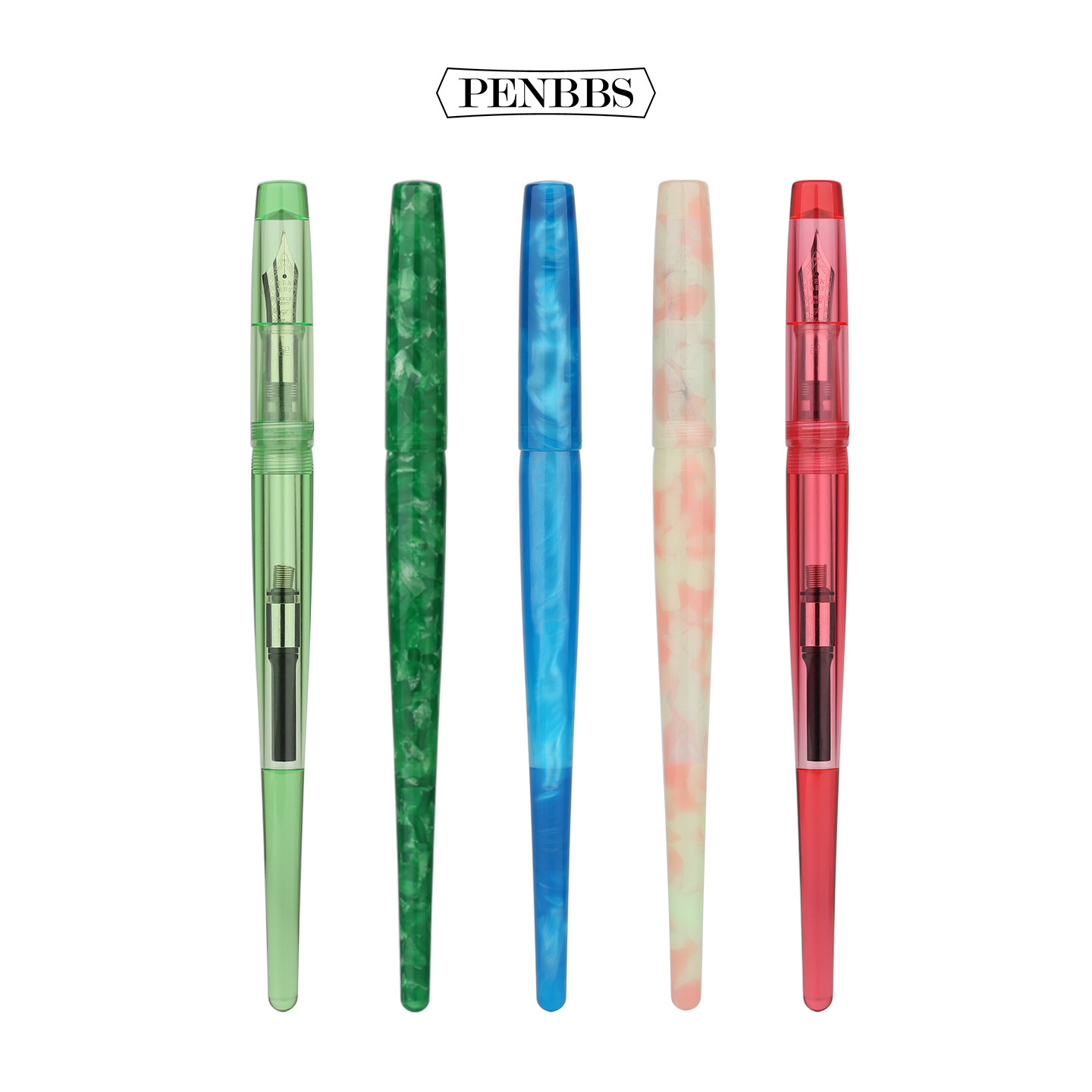 penbbs 267钢笔亚克力车削笔身霸气刀锋打磨笔尖中国钢笔论坛出品