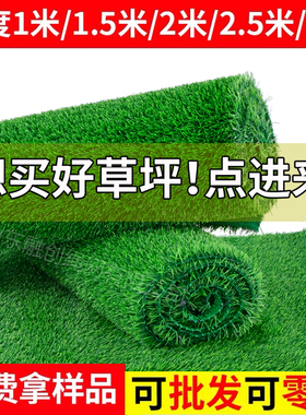 仿真草坪地毯假草皮铺垫塑料户外人造球场人工围挡幼儿园绿色地垫