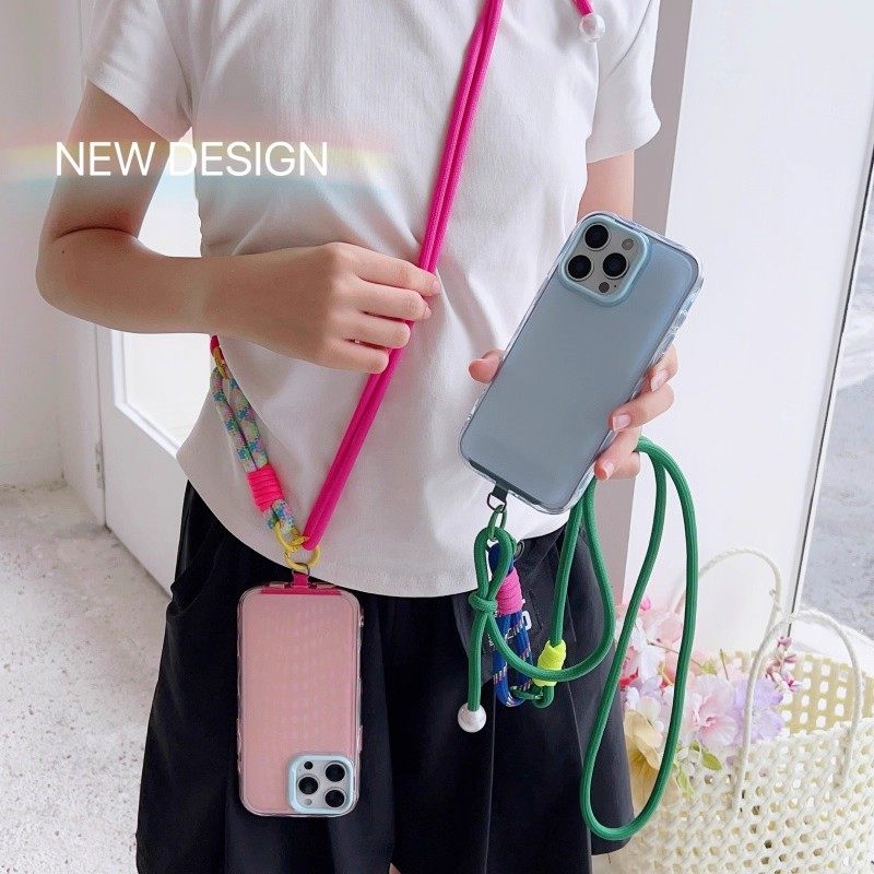 手机挂绳斜跨可背链条可拆卸手腕手提吊绳挂脖侧背带登山旅游背带