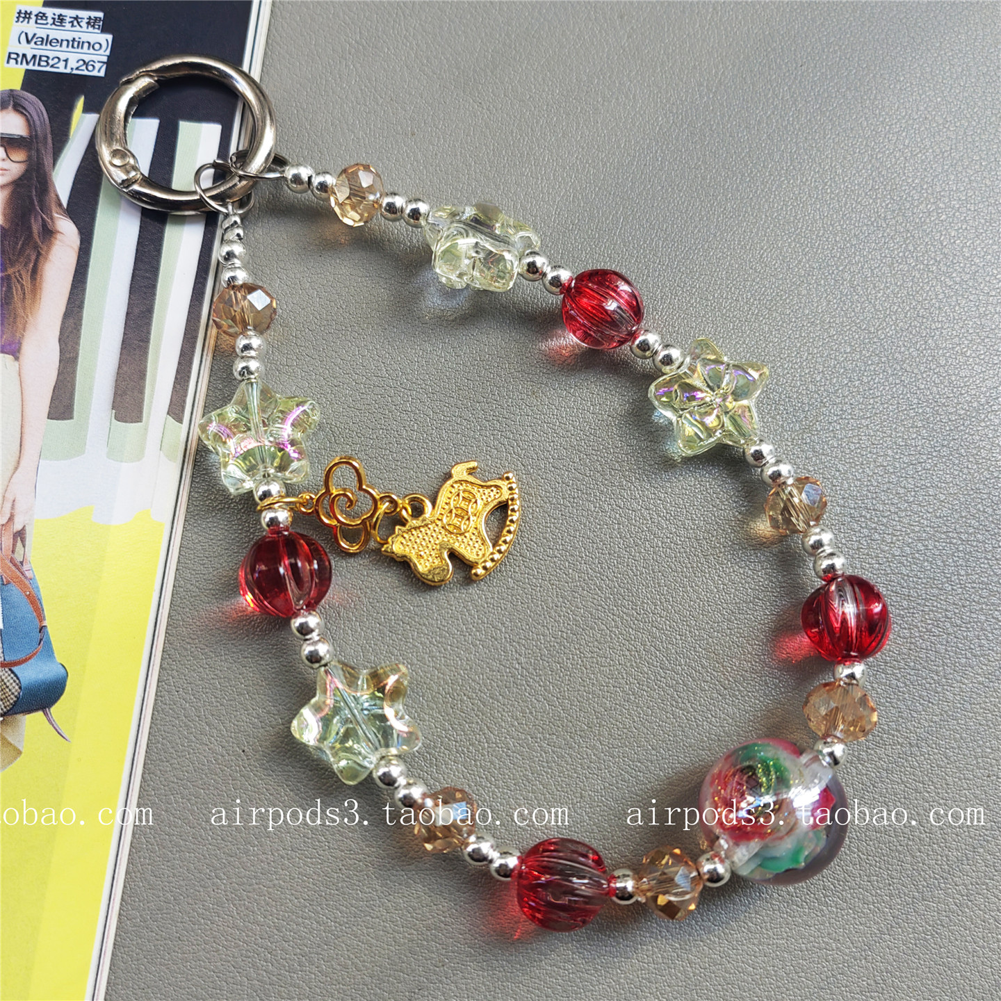 新年马上有钱挂绳手机壳手腕防丢短款链条新款便携钥匙扣相机挂件,3C数码配件,手机挂件/手机链,淘宝优惠券,粉丝福利购,淘宝优惠卷