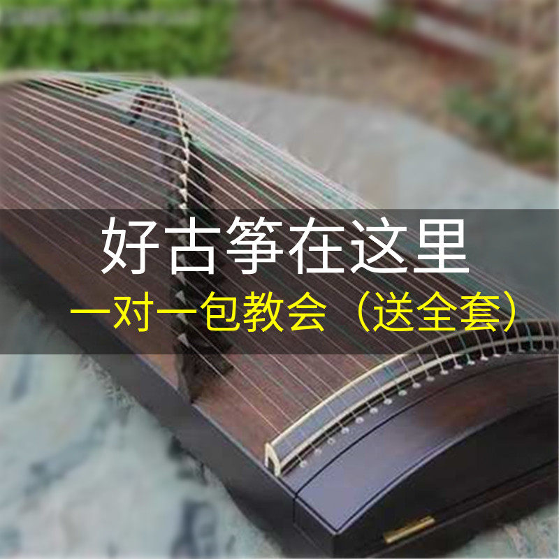 21弦古筝专业演奏考级儿童成人初学者入门小琴实木家用便携式乐器