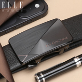 裤 真皮腰带自动扣内扣皮带轻奢品牌青年礼物正装 带 HOMME男士 ELLE